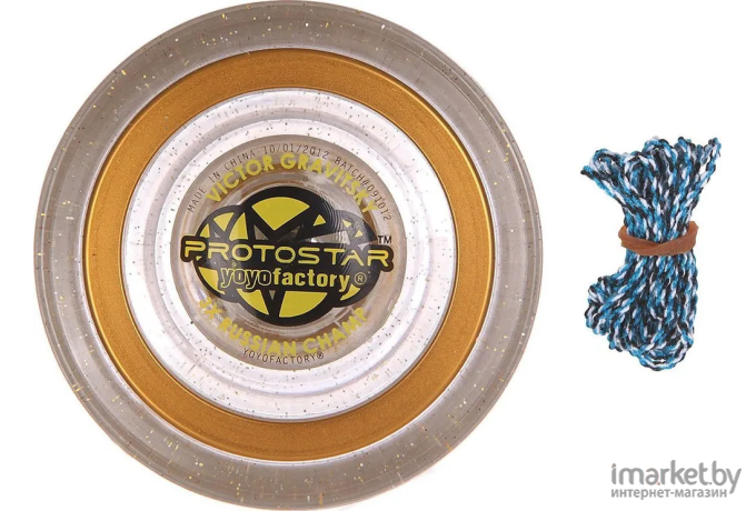Йо-йо YoYoFactory Protostar прозрачный с блёстками (Protostarg)