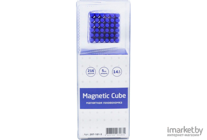 Магнитный куб Magnetic Cube синий 216 5мм (207-101-5)