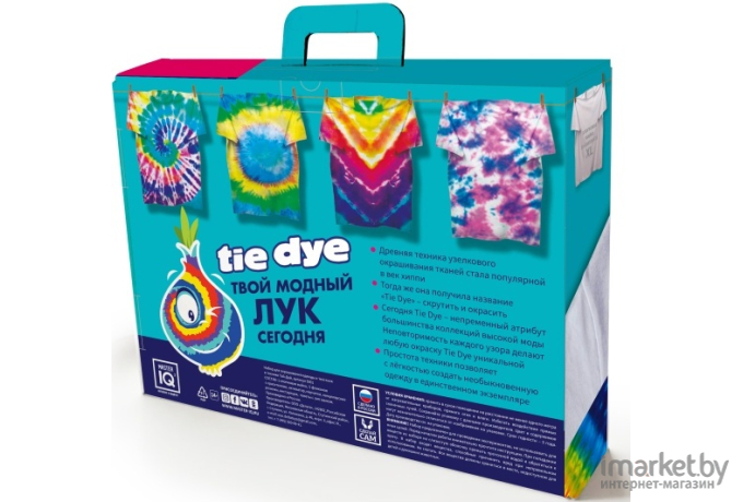 Набор для творчества Master IQ Тай-дай Tie Dye с футболкой (IQ-5001)