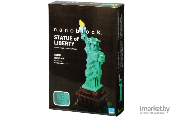 Конструктор Nanoblock Deluxe Статуя Свободы (NBM 003)