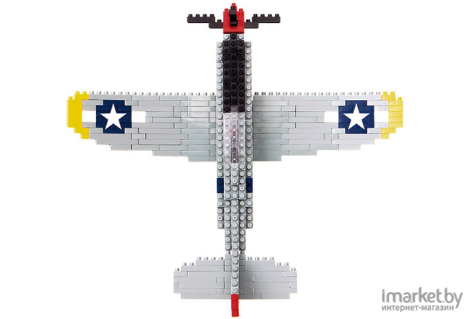 Конструктор Nanoblock Самолет P-51 Мустанг Deluxe (NBM_005)