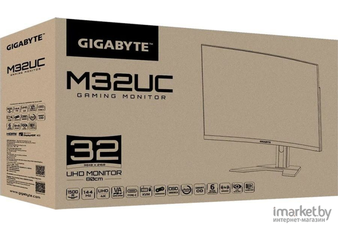 Монитор GigaByte M32UC VA (20VM0-M32UCBA-1EKR)