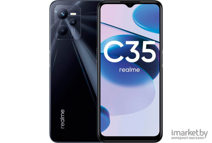 Смартфон Realme C35 4/128GB NFC Glowing Black (RMX3511)