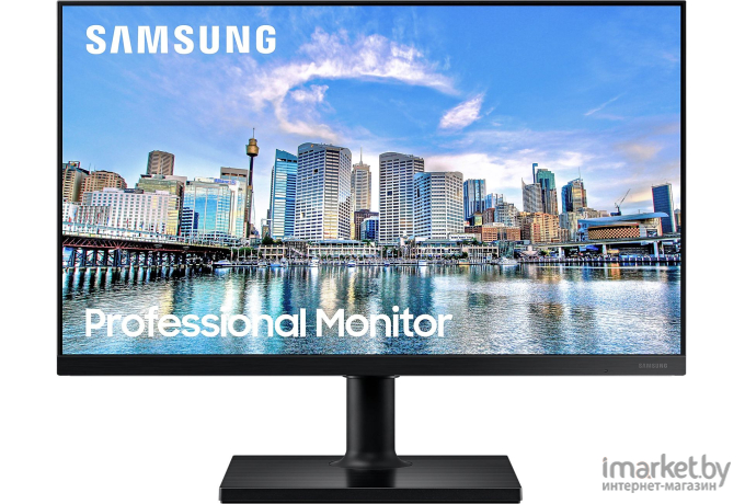 Монитор Samsung F24T450FQ черный (LF24T450FQRXEN)