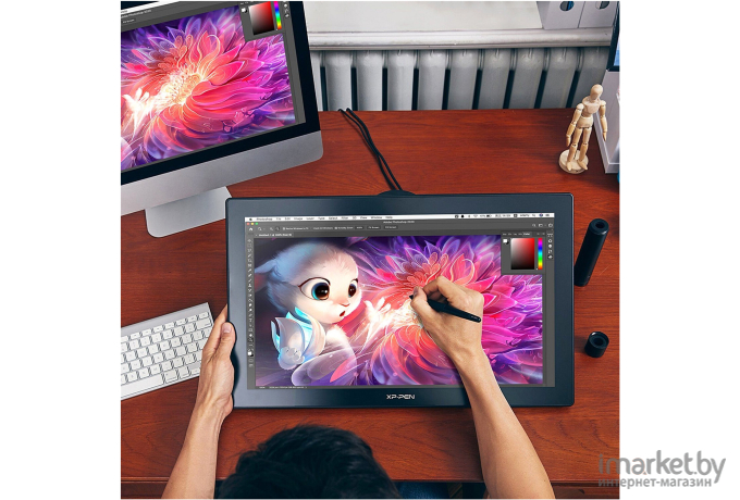 Графический планшет Xp-Pen Artist FHD IPS HDMI черный/серебристый (ARTISTCD220F_EU)