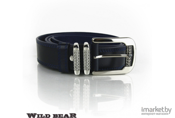 Ремень WILD BEAR RM-024f Premium 125 см Dark-Blue