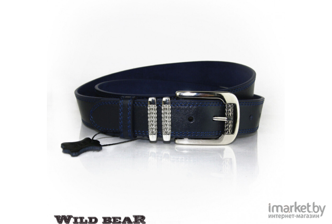 Ремень WILD BEAR Premium RM-024f 130см Dark-Blue