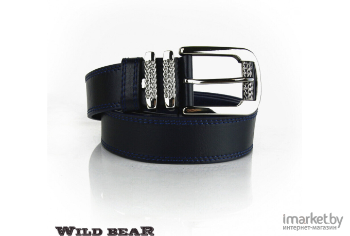 Ремень WILD BEAR Premium RM-024f 130см Dark-Blue