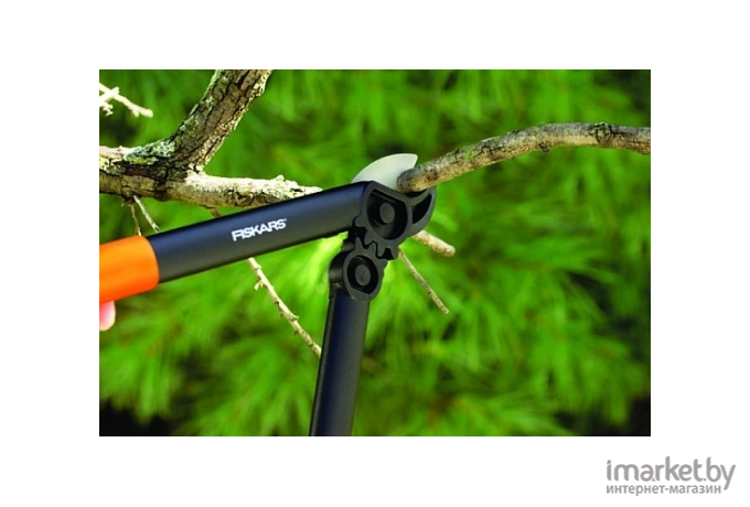 Сучкорез плоскостной Fiskars PowerGear L70 черный/оранжевый (1002104)