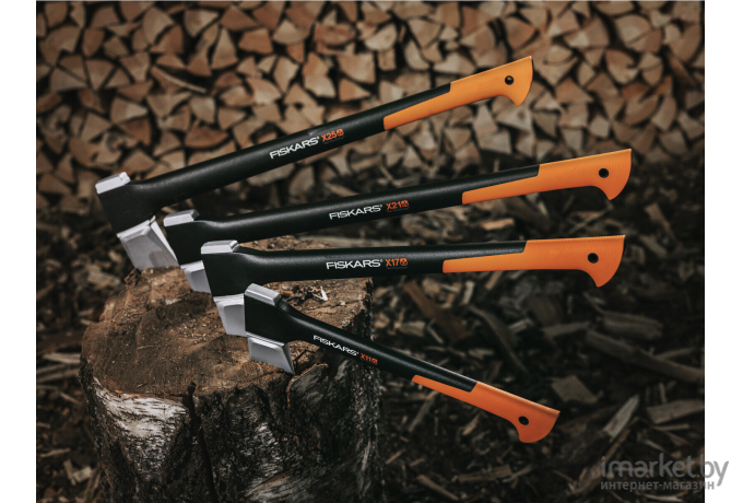 Топор Fiskars X-series X21-L черный/оранжевый (1015642)