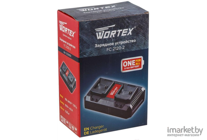 Зарядное устройство WORTEX FC 2120-2 ALL1 (0329183)