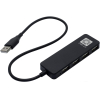 USB-хаб 5bites HB24-209BK черный