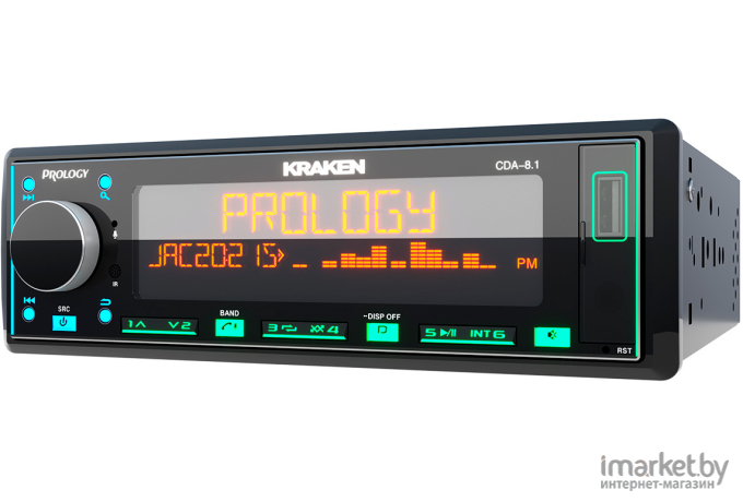 Автомагнитола Prology CDA-8.1 Kraken (PRCDA81KRAKEN)