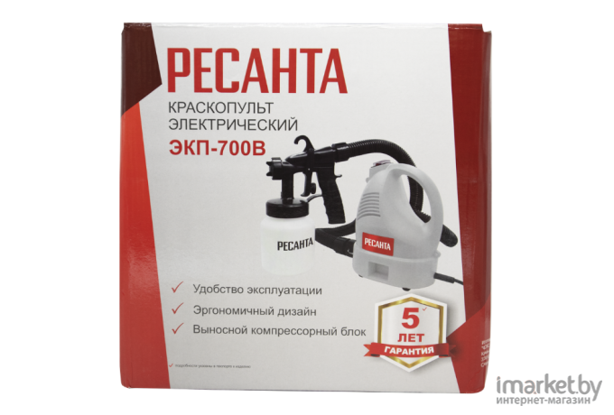 Краскопульт Ресанта ЭКП-700В (75/17/2)