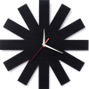 Настенные часы Woodary 30см чёрный (2037)