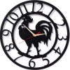 Настенные часы Woodary 40см чёрный (2040)