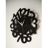 Настенные часы Woodary 30см чёрный (2043)