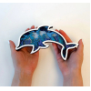 Набор для творчества Woodary деревянная 3D раскраска Дельфин (3206)