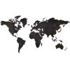 Панно Woodary Карта мира XXL (3204)