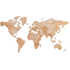 Панно Woodary Карта мира L (3145)