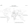 Панно Woodary Карта мира XL (3146)