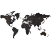 Панно Woodary Карта мира XL (3152)