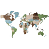 Панно Woodary Карта мира XL (3188)