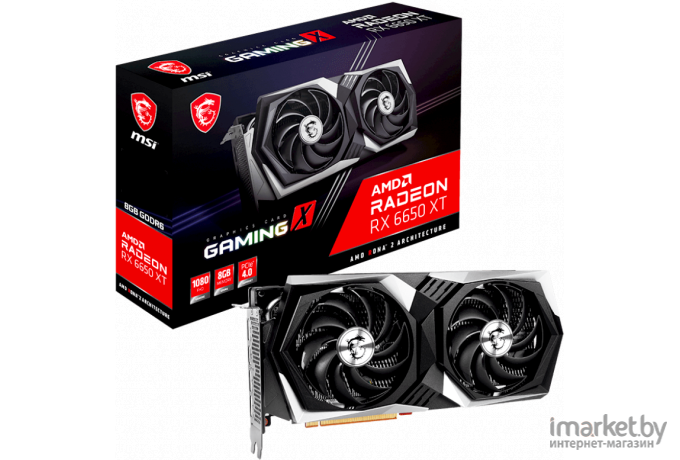 Видеокарта MSI RX 6650 XT GAMING X 8G