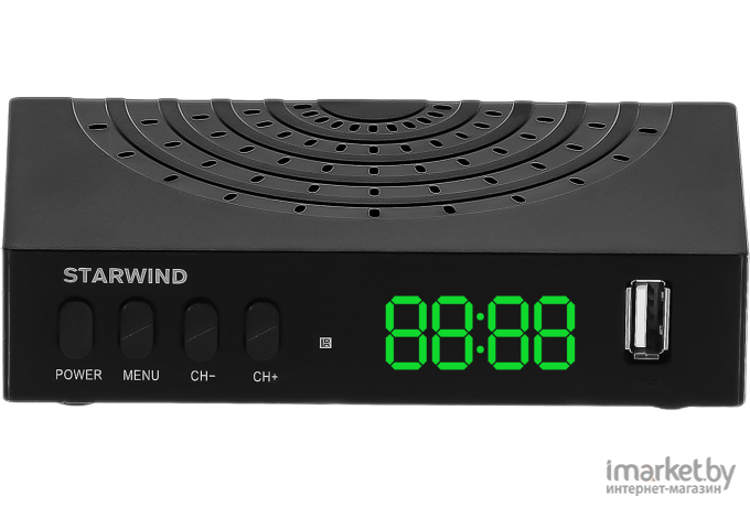 Ресивер DVB-T2 Starwind CT-240 черный