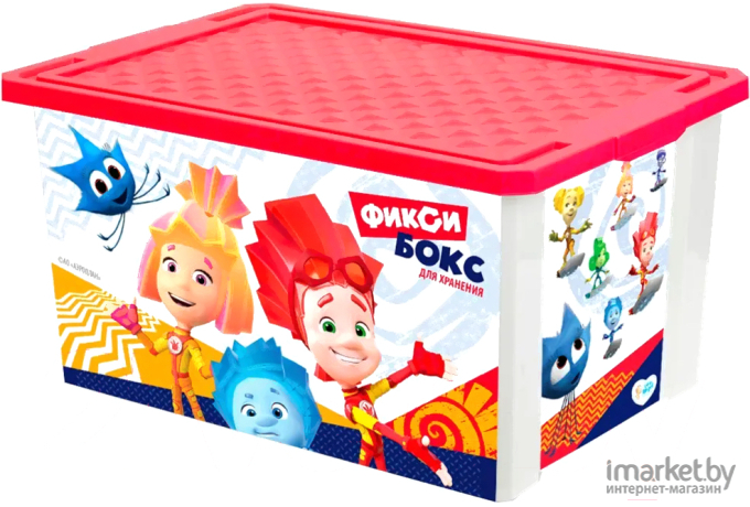 Ящик для игрушек Lalababy Фиксики красный (1320КР)