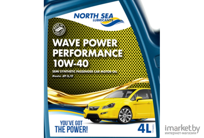 Моторное масло North Sea Lubricants WAVE POWER PERFORMANCE 10W-40 1л (704756)