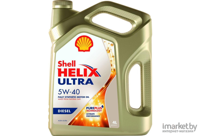 Моторное масло Shell HELIX ULTRA Diesel 5W-40 4л (550046645)