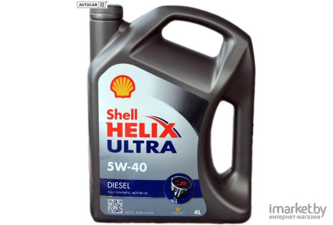 Моторное масло Shell HELIX ULTRA Diesel 5W-40 4л (550046645)