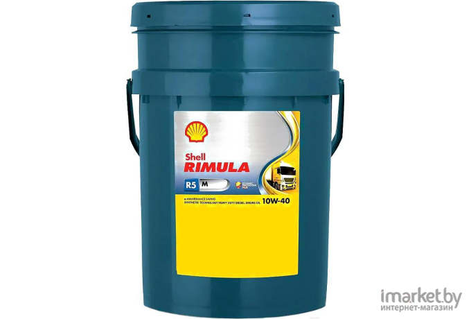 Моторное масло Shell RIMULA R5 E 10W-40 20л (550033235)