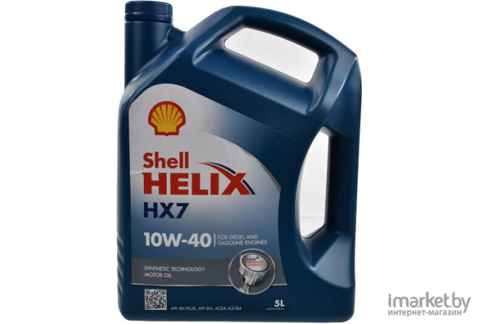 Моторное масло Shell HELIX HX7 10W-40 5л (550053738)