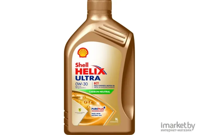 Моторное масло Shell Helix Ultra ECT 0W-30 1л (550046641)