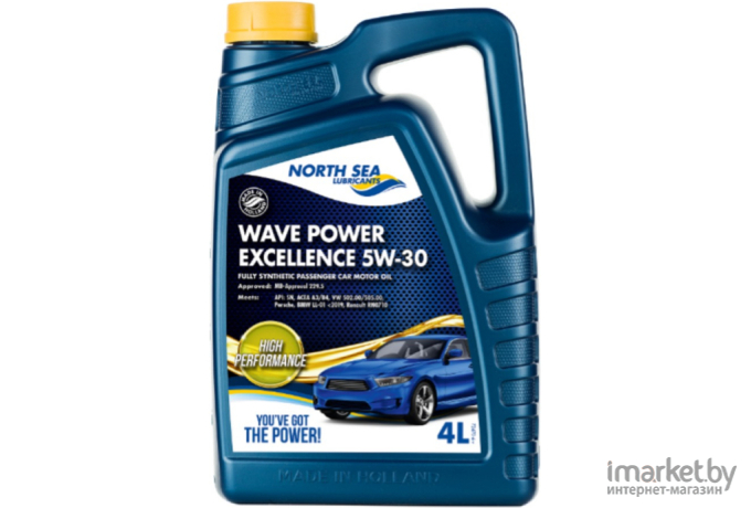 Моторное масло North Sea Lubricants WAVE POWER EXCELLENCE 5W-30 4л (708119)