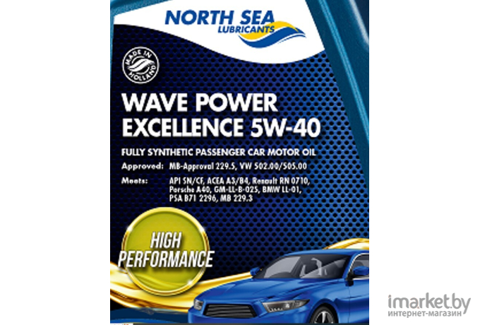 Моторное масло North Sea Lubricants WAVE POWER EXCELLENCE 5W-30 1л (708118)