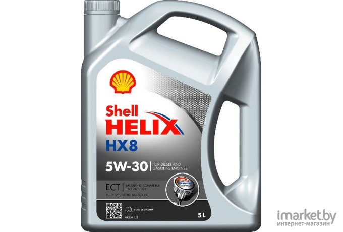 Моторное масло Shell HELIX HX8 ECT 5W-30 5л (550046394)