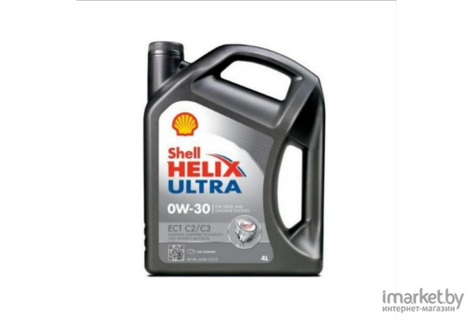 Моторное масло Shell HELIX ULTRA ECT C2/C3 0W-30 4л (550046306)