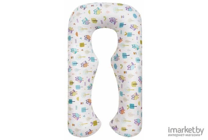 Подушка для беременных Fun Ecotex Совы белый (FE18025)
