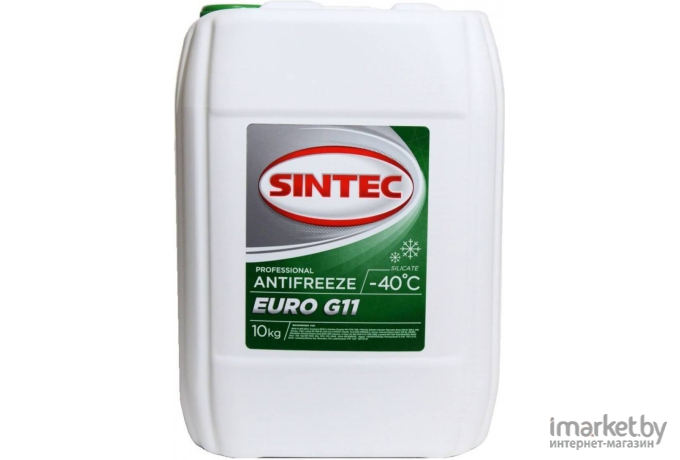 Антифриз Sintec G11 Euro 10кг зеленый (800516)