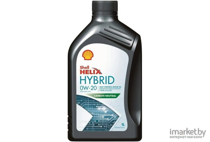 Моторное масло Shell Helix HYBRID 0W-20 1л (550056722)