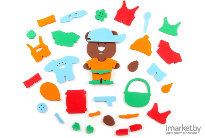 Набор игрушек для ванной ElBasco Toys Аква Одевашка Мишка (08-002)