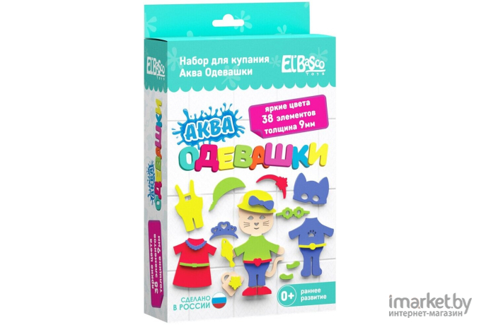 Набор игрушек для ванной ElBasco Toys Аква Одевашка Кошка (02-002)