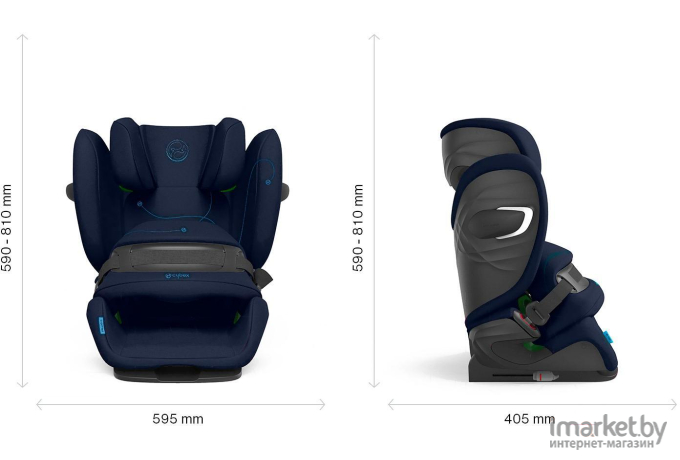 Автокресло Cybex Pallas G i-size moon black