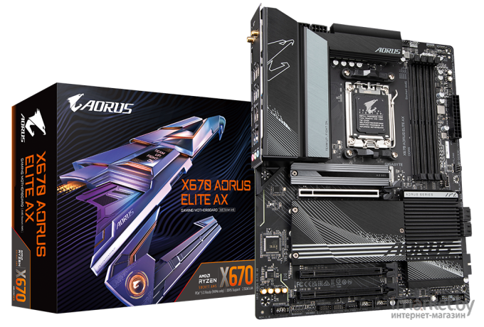 Материнская плата Gigabyte X670 AORUS ELITE AX (rev. 1.0)