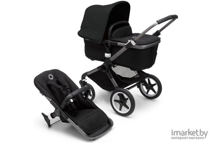 Коляска Bugaboo Fox 3 graphite/midnight black 2в1