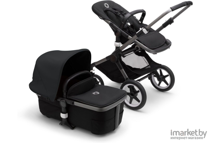 Коляска Bugaboo Fox 3 graphite/midnight black 2в1