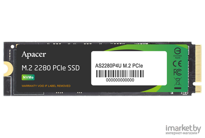 SSD диск Apacer AS2280P4U 256GB (AP256GAS2280P4U-1)